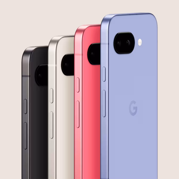 Расцветки Google Pixel 10a на рендерах: вид задней панели в нескольких цветах