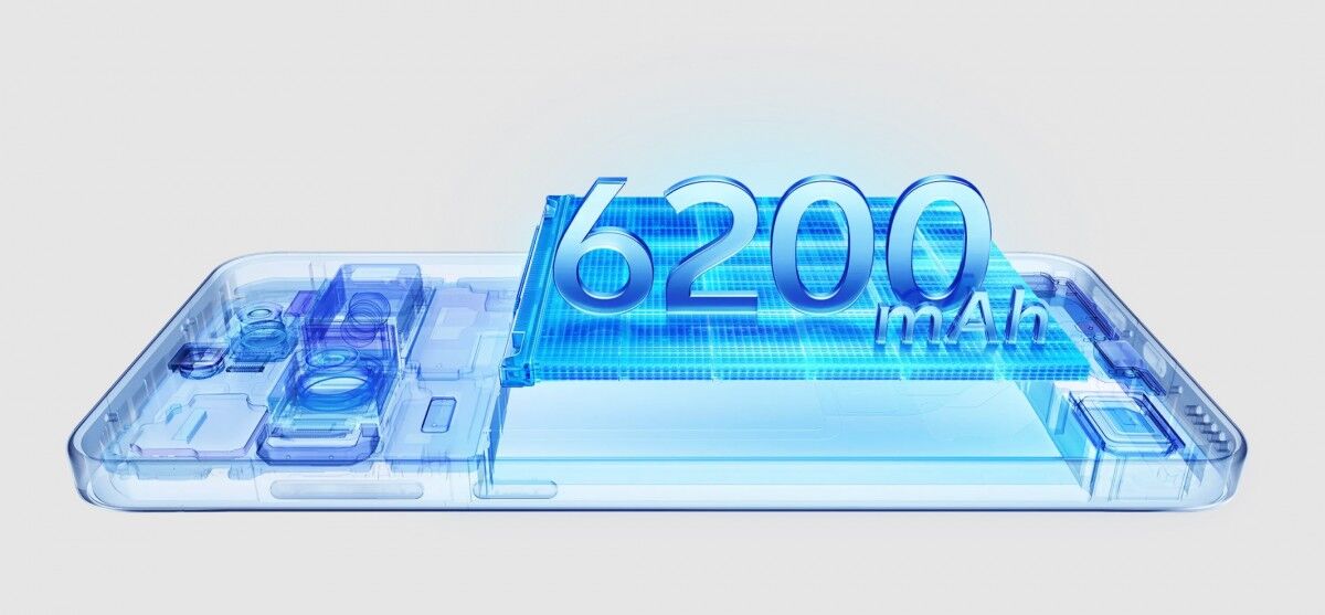 Huawei Enjoy 90 Pro Max на спинке телефона с крупной камерой
