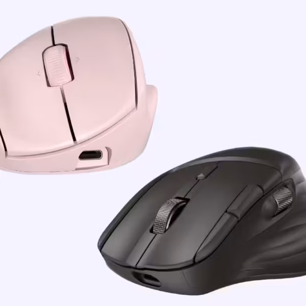 Беспроводные эргономичные мыши HP Tilt Ergonomic Pink 720M и HP Ultra Fast Scroll на CES 2026