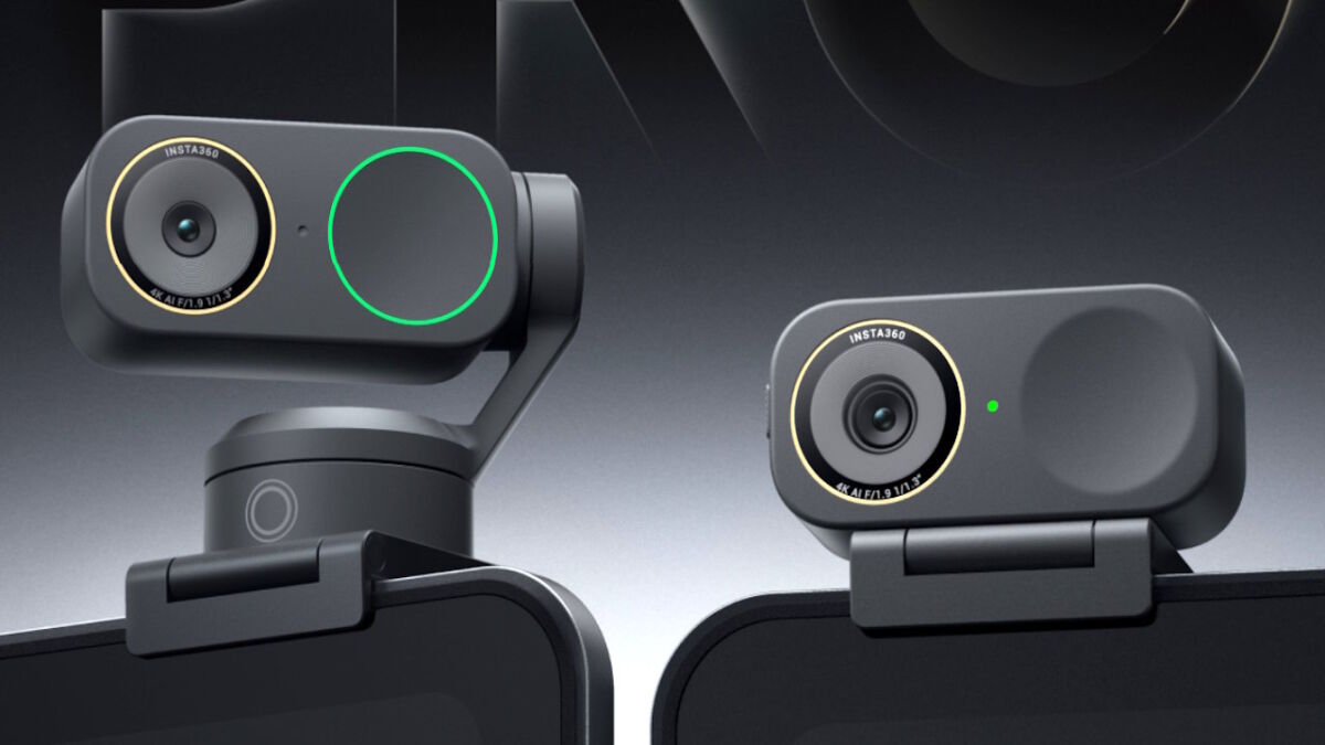 Веб-камера Insta360 Link 2 Pro и Link 2c Pro: лицевые панели с объективами и индикаторами
