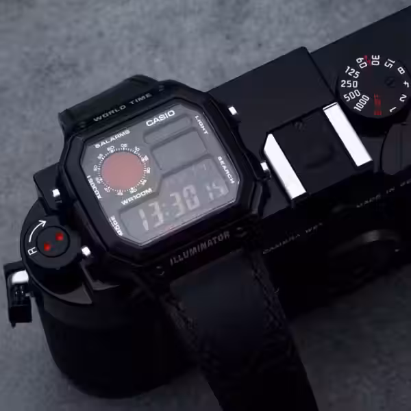 leica m casio watch