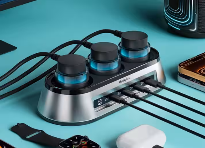lenovo thinkplus gan 150w charging station 2