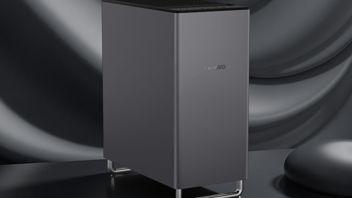 Настольный ПК Lenovo ThinkCentre X спереди вид