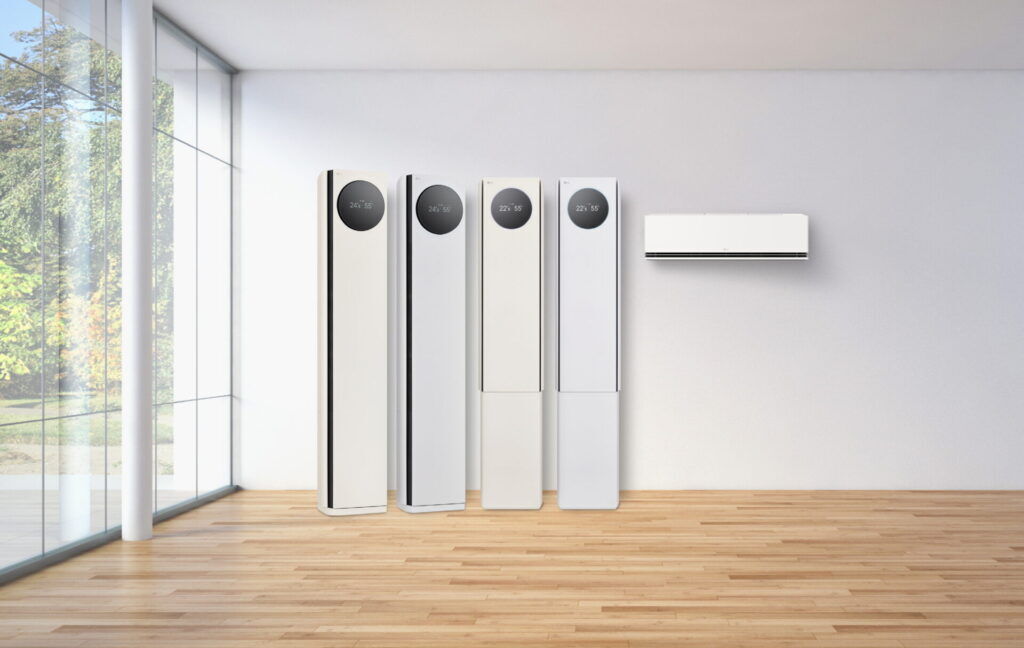 Кондиционеры LG Whisen AI 2026 года в интерьере