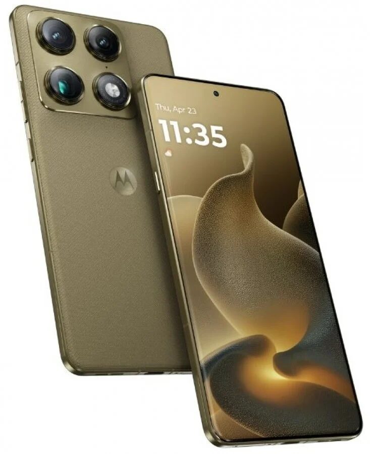 Моторола Signature спереди показывает дисплей 165 Гц