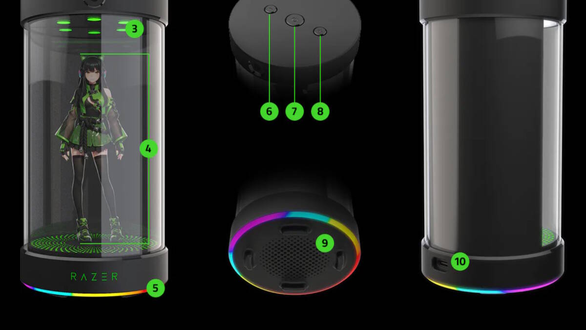 razer unveils project ava a holographic desktop ai companion b