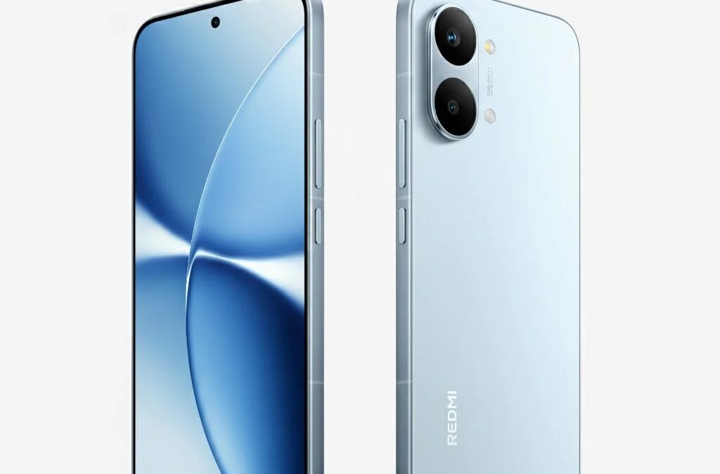Экран смартфона Redmi Turbo 5 Max и задняя панель с двумя камерами