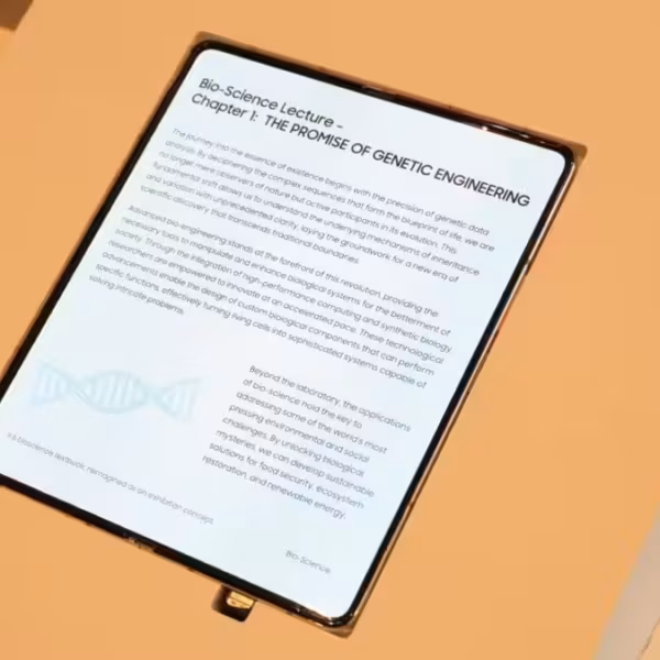 Складка в дисплее Galaxy Z Fold 8 — электронная книга Samsung с UTG-структурой без видимой складки