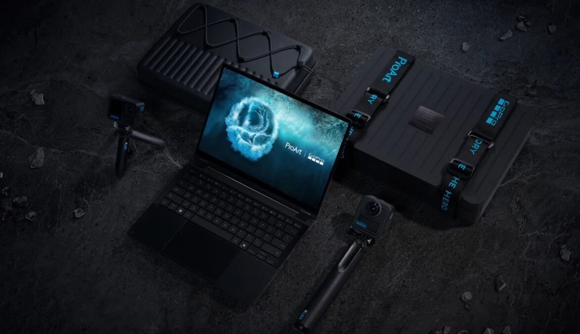 Ноутбук-трансформер ASUS ProArt GoPro Edition PX13 с дисплеем и комплектом аксессуаров