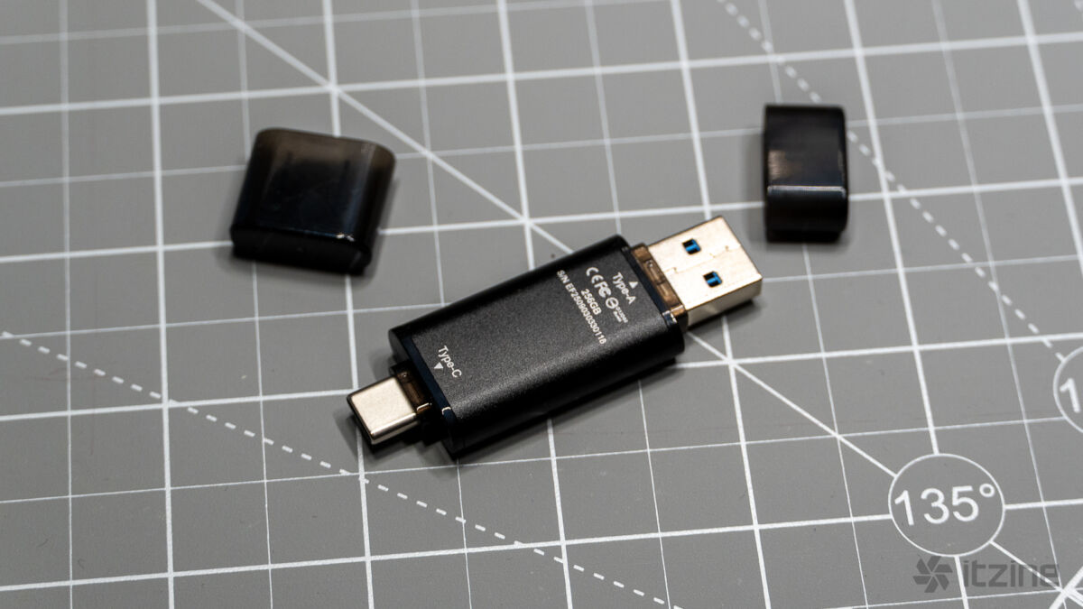 USB-флешка TeamGroup X1 Max с двумя разъёмами