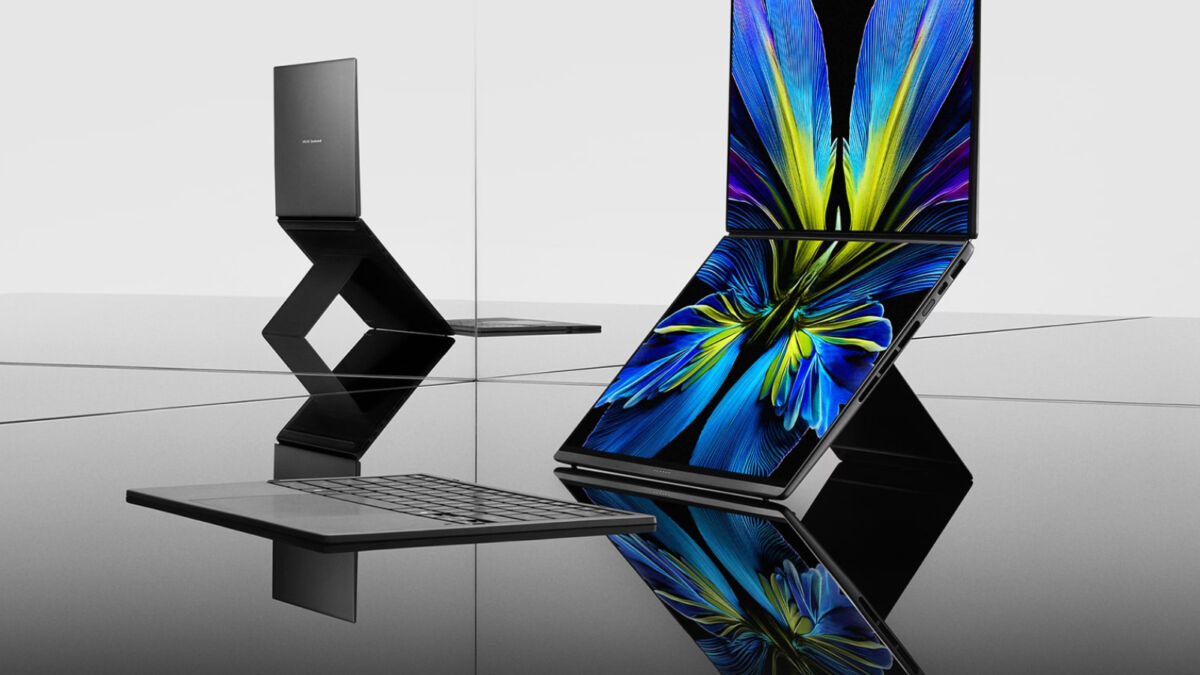 ASUS Zenbook Duo UX8407 с двумя OLED-дисплеями: ноутбук Zenbook Duo 2026