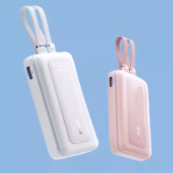 anker zolo power bank 10k 35w built in dual usb c cables