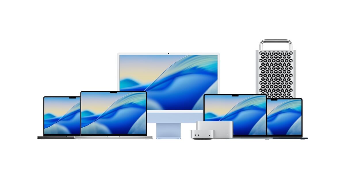 Компьютер Apple Mac с несколькими MacBook и Mac mini