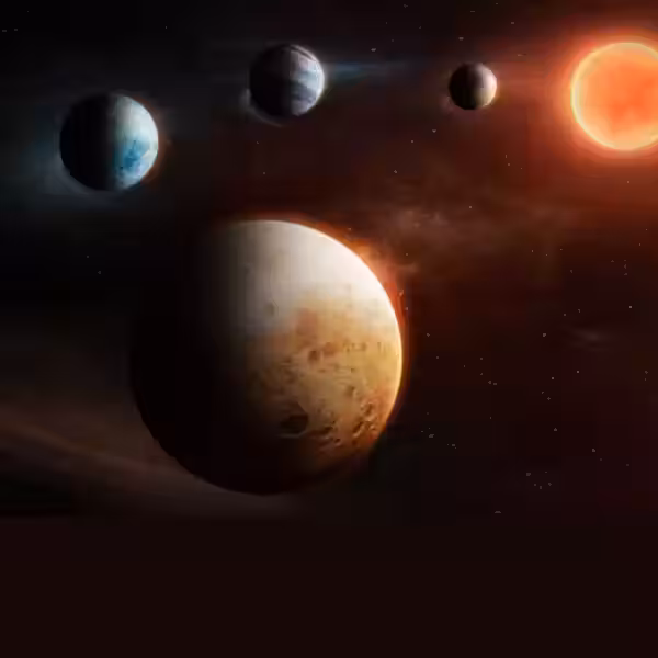 artist impression of the planetary system around the star lhs 1903 large