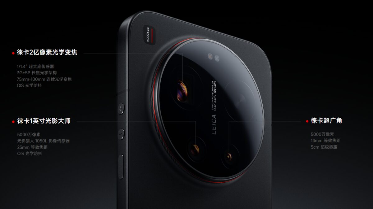 Смартфон Leica с тремя камерами и крупным объективом