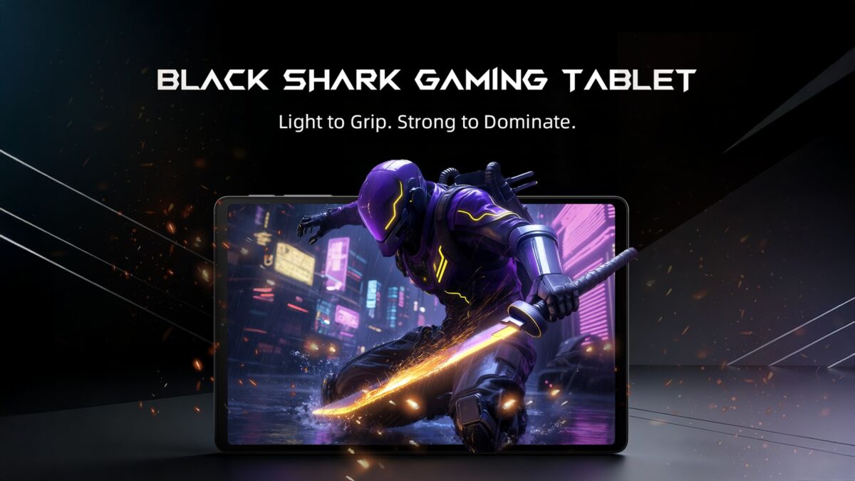 Игровой планшет Black Shark компактного формата с интерфейсом на Snapdragon 8s Gen 3