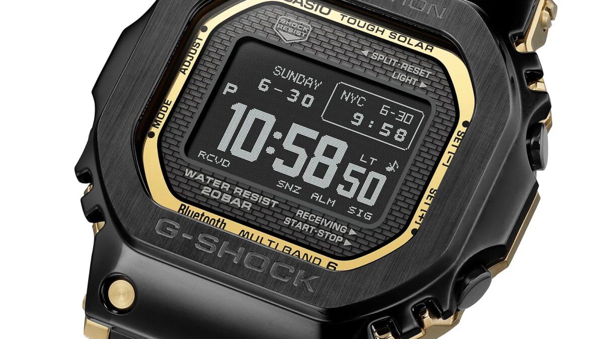 Циферблат G-Shock GMWBZ5000 металлический корпус черный дисплей