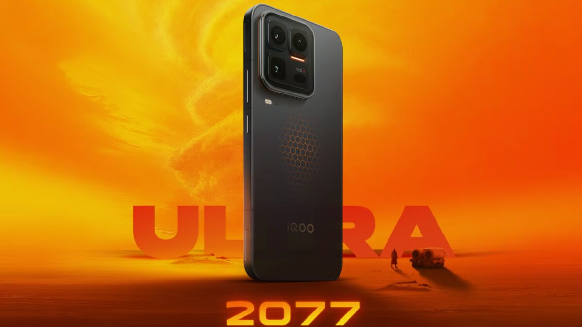 Игровой смартфон iQOO 2077 с крупной камерой и динамичным фоном
