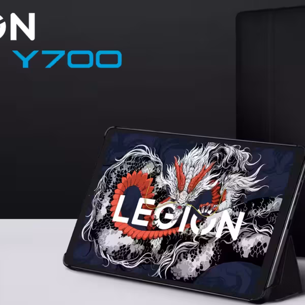 Игровой планшет Lenovo Legion Y700 с дисплеем и задней панелью