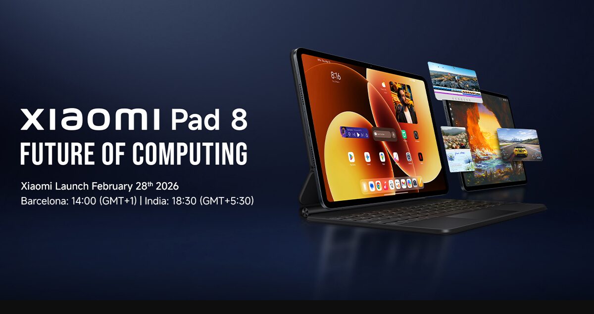 Презентация Xiaomi Pad 8: интерфейс на экране планшета Xiaomi Pad 8 на демонстрации