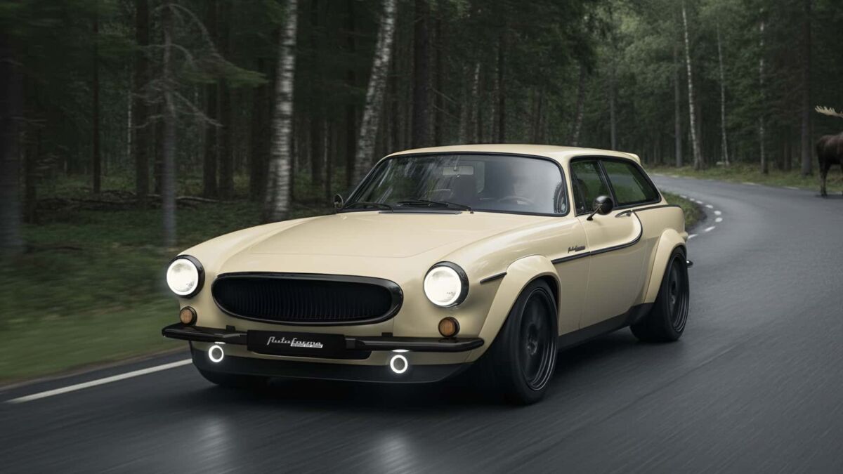 volvo p1800es shooting brake restomod by autoforma 1