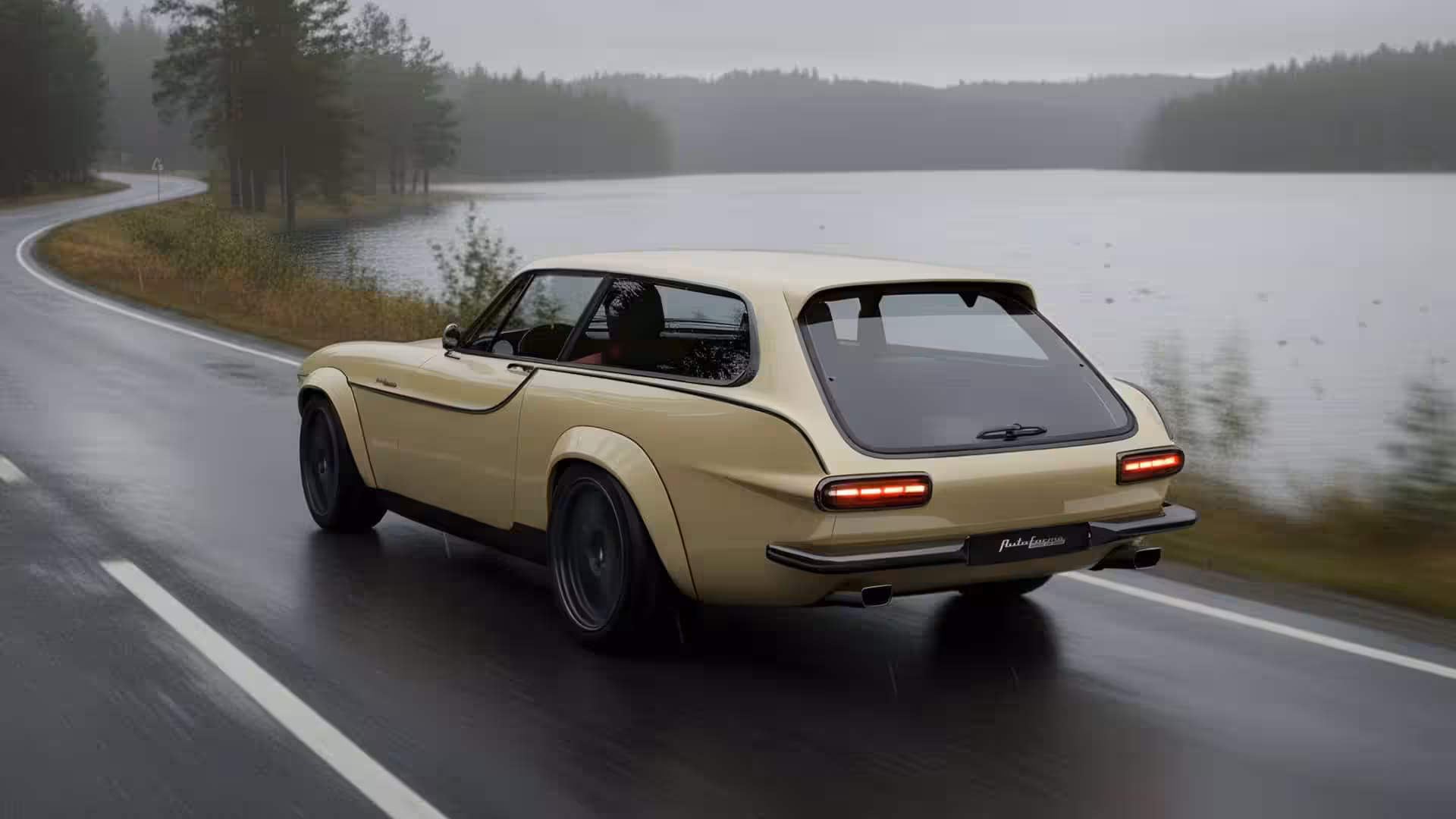 volvo p1800es shooting brake restomod by autoforma