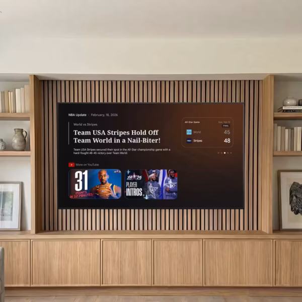 Телевизор с интерфейсом Google TV и функциями Gemini: интерактивное обучение и спортивные сводки
