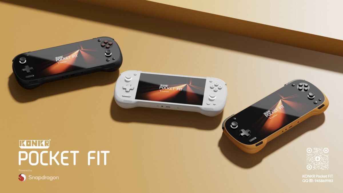Konka Pocket Fit — три портативные игровые консоли в разных цветах для мобильных игр