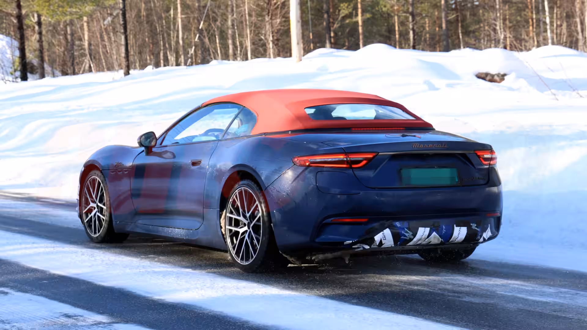 2027 Maserati GranCabrio spy shot