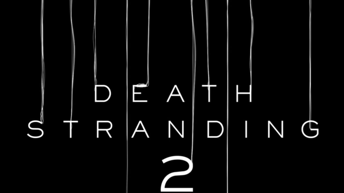 Death Stranding 2 выйдет на ПК с поддержкой DLSS и ультрашироких экранов 1 Обложка Death Stranding 2 с черным фоном, белыми линиями и названием игры