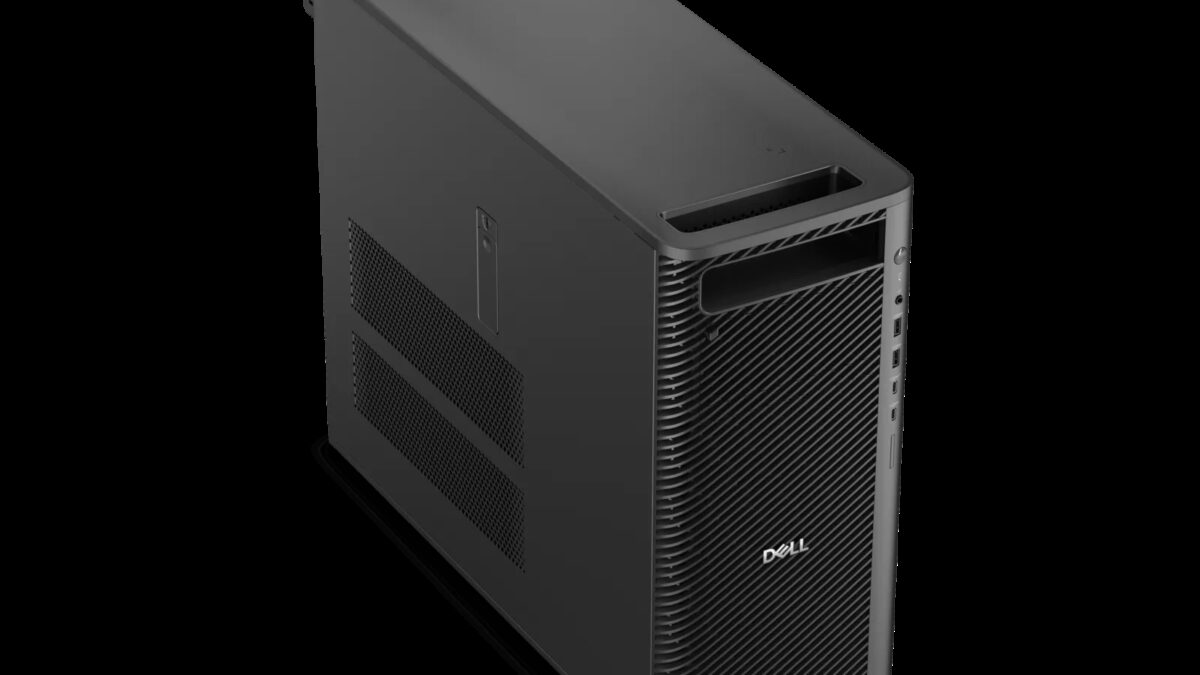 Рабочая станция Dell Precision T4 сбоку с вентиляционными отверстиями