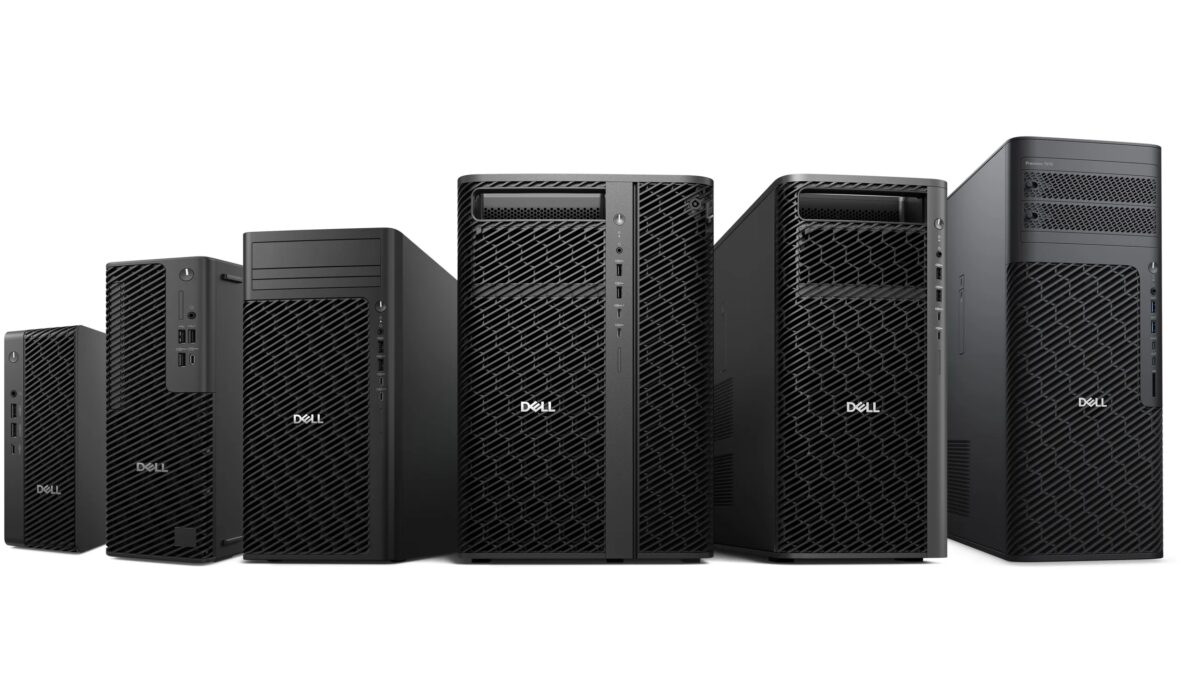 Рабочие станции Dell Precision 9 T4 и T6 в корпусах tower, вид спереди