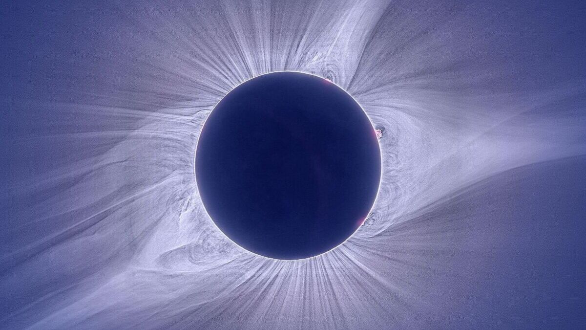 Солнечное затмение 2024 года снято Project Eclipse Megamovie в архиве NASA