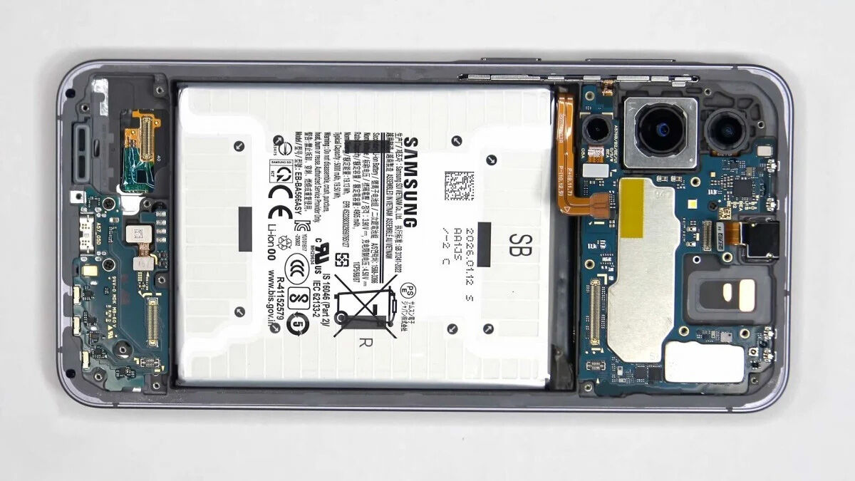 Samsung Galaxy A57 получил 9 из 10 баллов за ремонтопригодность
