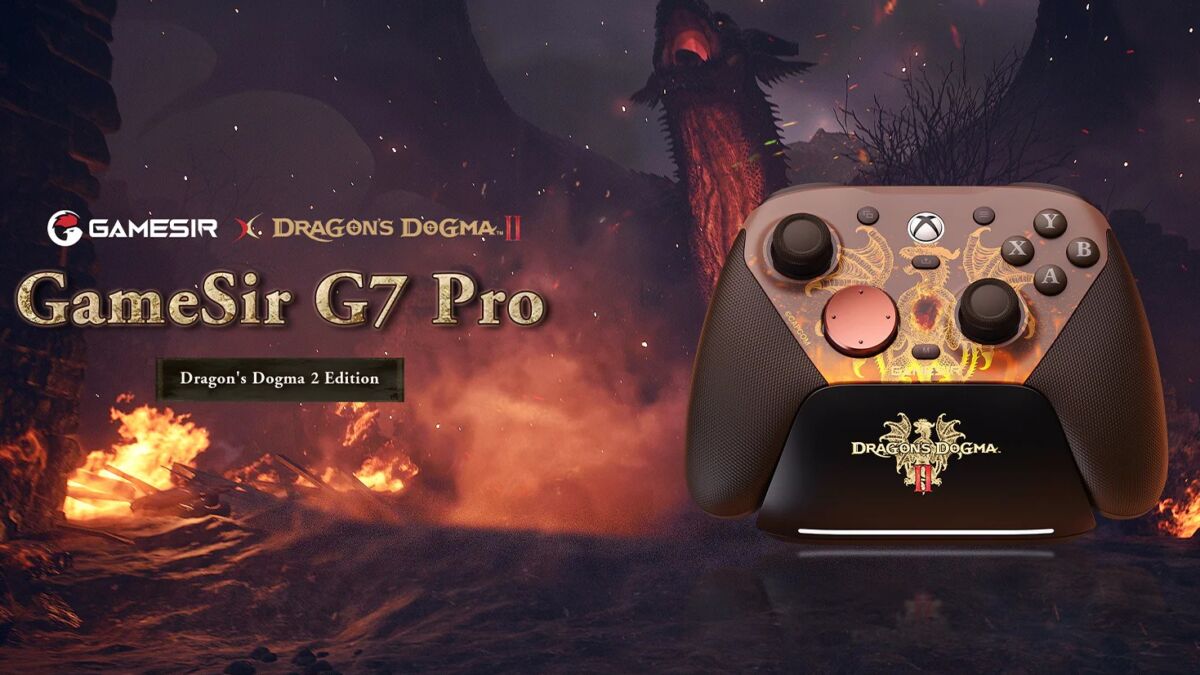 Геймпад GameSir G7 Pro в стиле Dragon’s Dogma II крупным планом