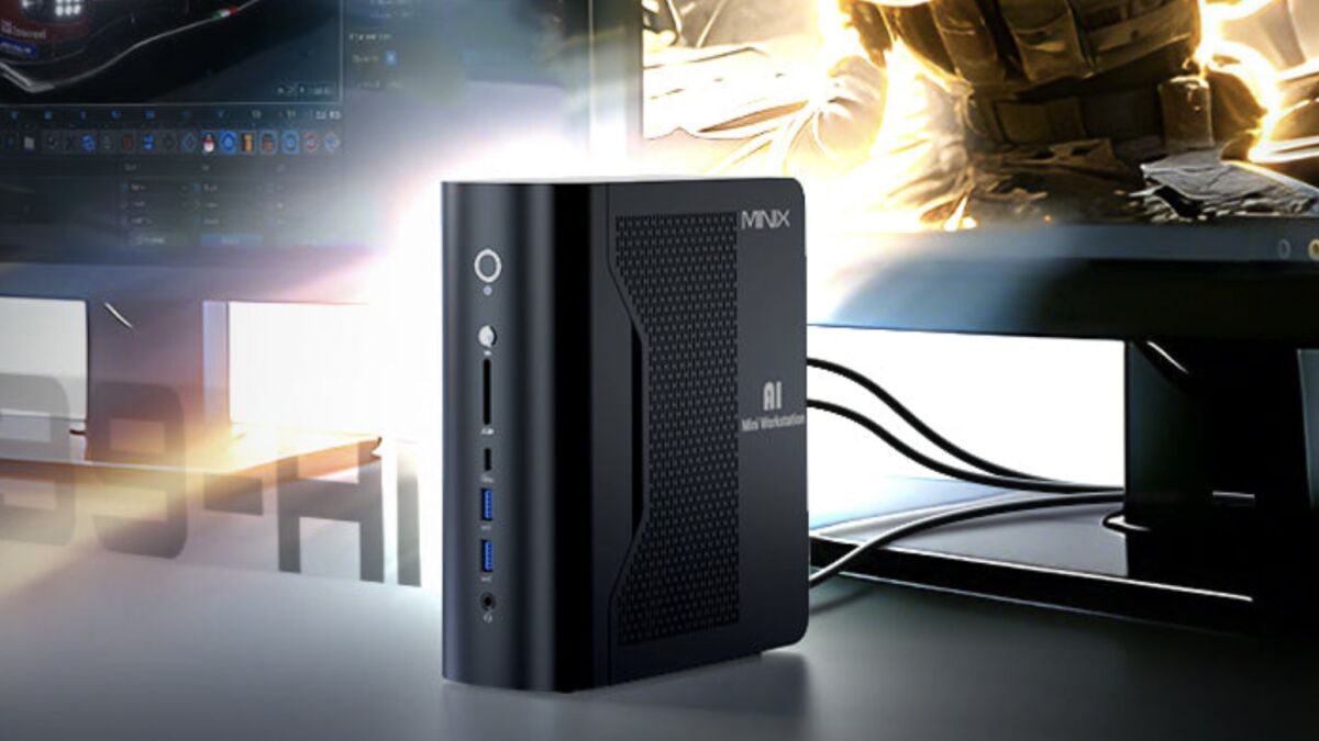 Мини-компьютер Minix ER939-AI Pro с интерфейсами USB-C и USB 3.0