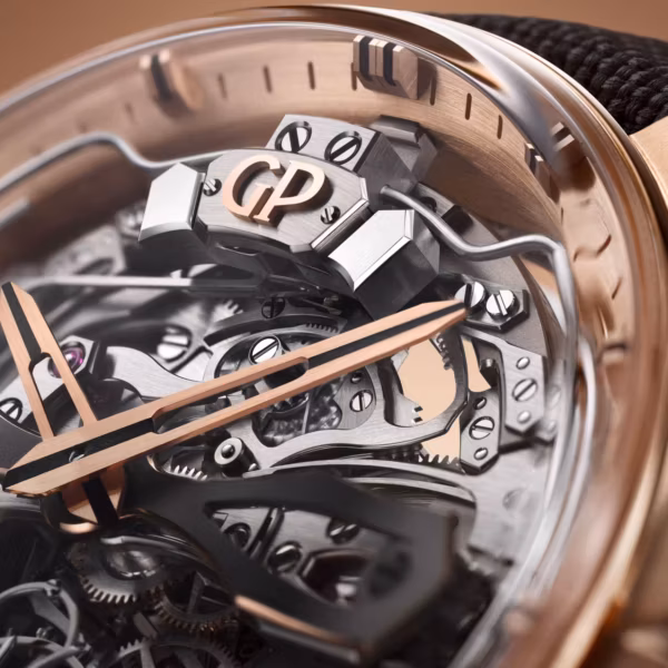 Часы Girard-Perregaux минутный репетир с турбийоном и Flying Bridges, автоматические