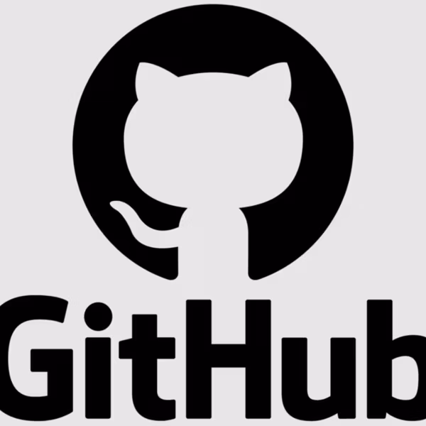 Логотип GitHub с изображением кота и текстом GitHub Sketch на сером фоне