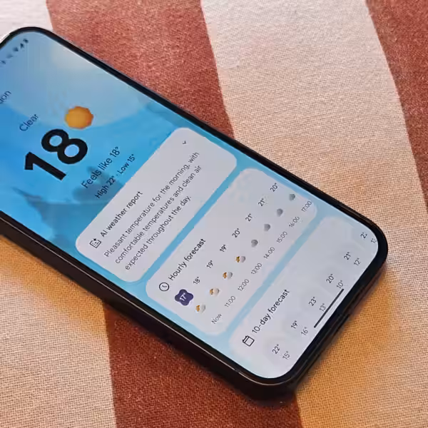 google pixel 9 weather app