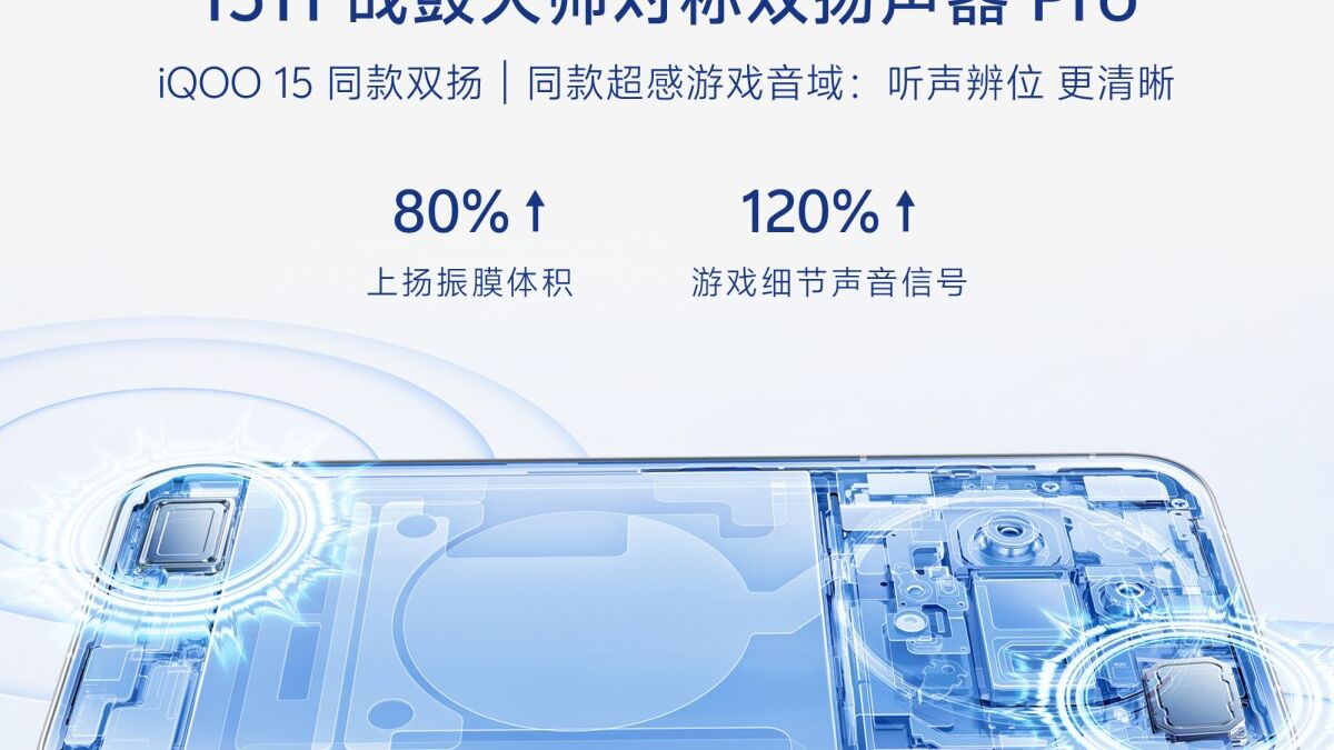 Инфографика Vivo X300s с изображением внутренней схемы