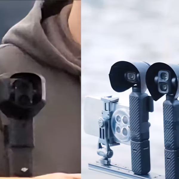 Крепление камеры DJI Osmo Pocket 4 с съемным светодиодом