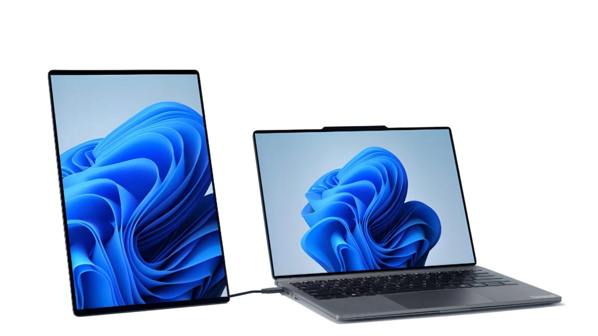 Деталь ноутбука Lenovo ThinkBook с отсеком для модуля
