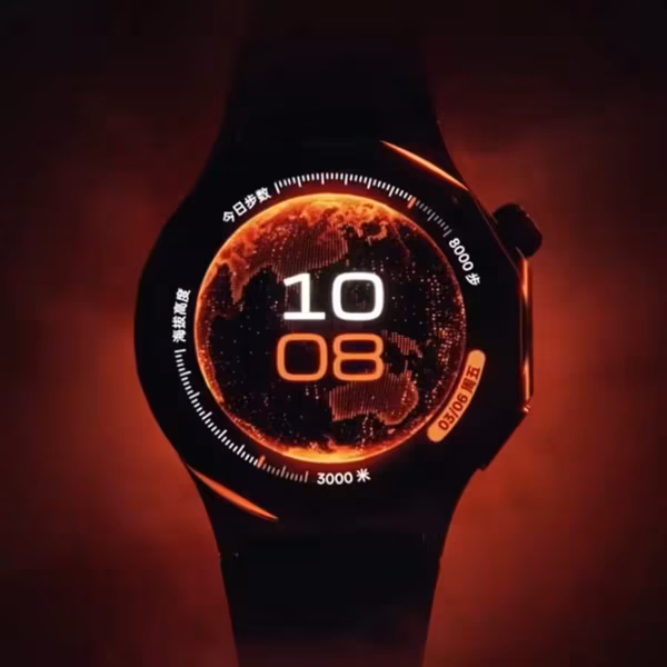 OPPO Watch X3: смарт-часы с титановым корпусом и eSIM, на дисплее карта мира