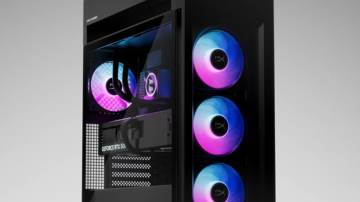 Игровой ПК OMEN MAX 45L с тремя RGB вентиляторами
