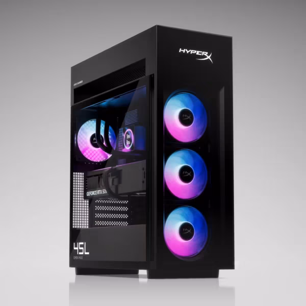 Игровой ПК OMEN MAX 45L с тремя RGB вентиляторами