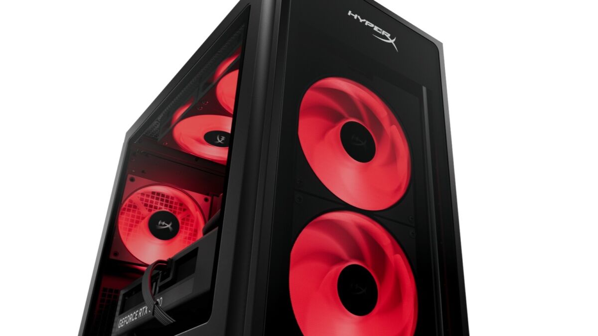 Игровой ПК HP OMEN MAX 45L с тремя вентиляторами