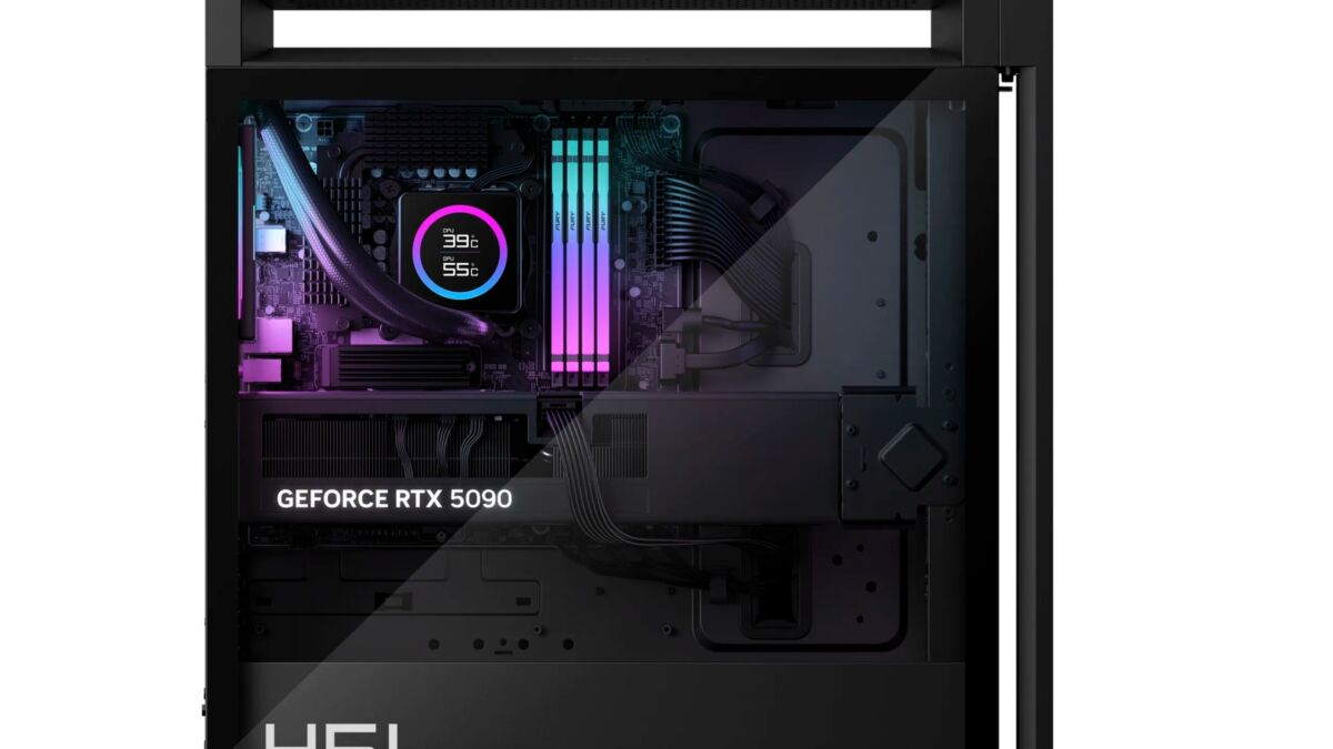 Корпус игровой ПК OMEN MAX 45L с прозрачной дверцей
