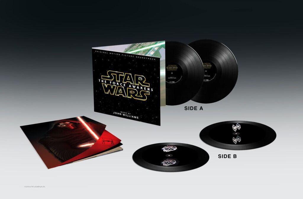 Плюшевые пластинки виниловых дисков Star Wars The Force Awakens