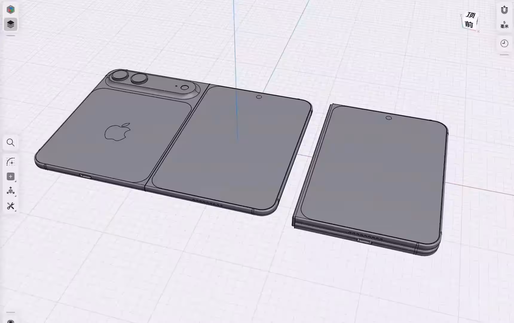 Внешний вид iPhone Fold