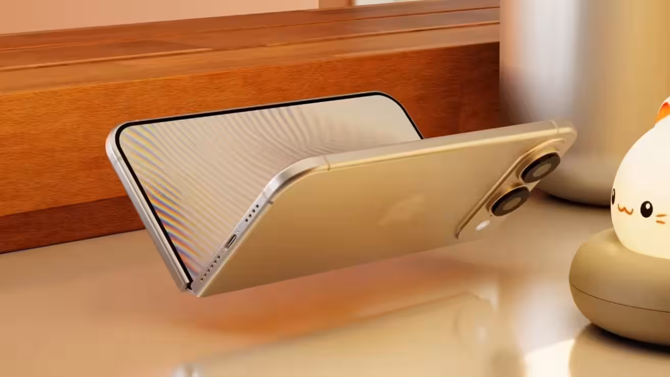 iPhone Fold в открытом и закрытом виде